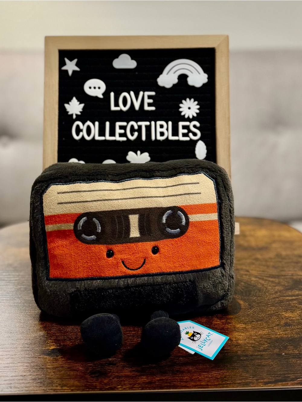 Authentic Jellycat Amuseables Cassette Tape